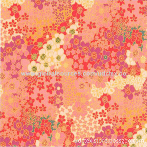 Cotton Fabric, Used for Jackets, Shirts and Bedding, Available in Printed Patterns